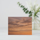Carte Postale Sunset Clouds II Pastel Nature Abstraite (Debout devant)