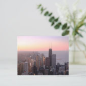 Carte Postale Sunset de Chicago (Debout devant)