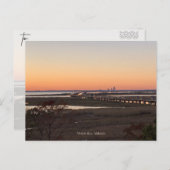 Carte postale Sunset de la baie mobile (Devant / Derrière)