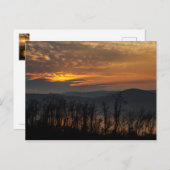 Carte Postale Sunset de la vallée d'Hudson (Devant / Derrière)