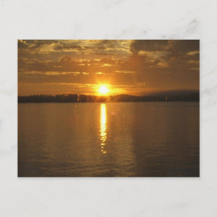 Carte Postale Sunset de l'Alaska