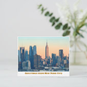 Carte Postale Sunset de New York (Debout devant)