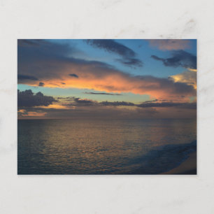 Carte Postale Sunset de plage pittoresque à Sanibel Island Flori