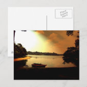 Carte Postale Sunset de Singapour (Devant / Derrière)