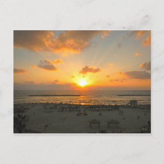 Carte Postale Sunset de Tel Aviv