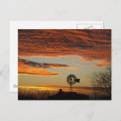 Carte Postale Sunset de Western (Devant / Derrière)