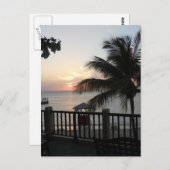 Carte Postale Sunset Doctor's Cave Beach Mo Bay Jamaïque (Devant / Derrière)