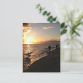 Carte postale Sunset Fun Beach (Debout devant)