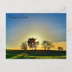 Carte Postale Sunset Heaton Park