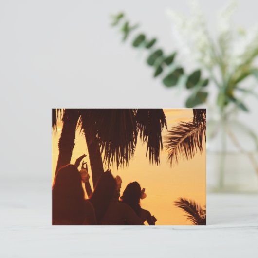 Carte Postale Sunset Hula Dancing (Debout devant)