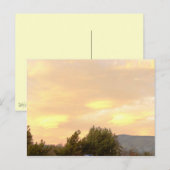 Carte postale Sunset inhabituelle (Devant / Derrière)