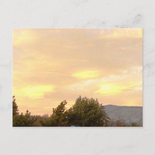 Carte postale Sunset inhabituelle (Devant)