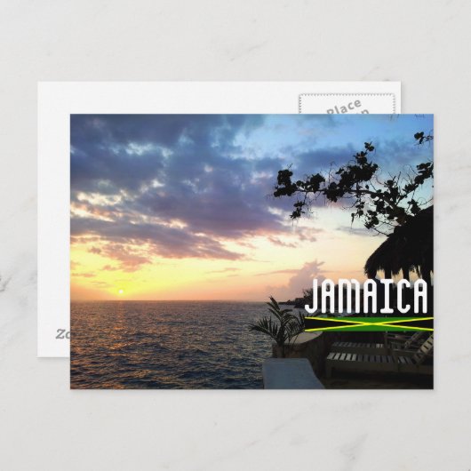 Carte Postale Sunset jamaïcain (Devant / Derrière)