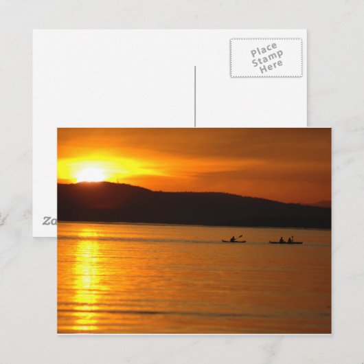 Carte postale Sunset Kaykers (Devant / Derrière)