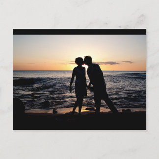 Carte Postale Sunset Kiss