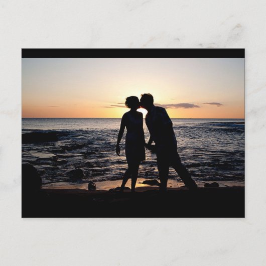 Carte Postale Sunset Kiss (Devant)