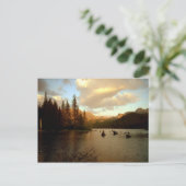 Carte postale "Sunset Lake" (Debout devant)