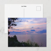 Carte Postale Sunset Lake Ontario (Devant / Derrière)