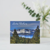 Carte postale Sunset Lake Tahoe Nevada (Debout devant)