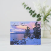 Carte postale Sunset Lake Tahoe Nevada (Debout devant)