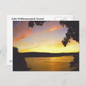 Carte postale Sunset Lake Wallenpaupack (Devant / Derrière)