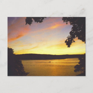 Carte postale Sunset Lake Wallenpaupack