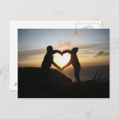 Carte Postale Sunset Love (Devant / Derrière)
