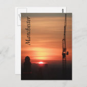 Carte Postale Sunset Manchester (Devant / Derrière)
