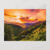 Carte Postale Sunset Montana (Devant)