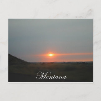 Carte Postale Sunset Montana