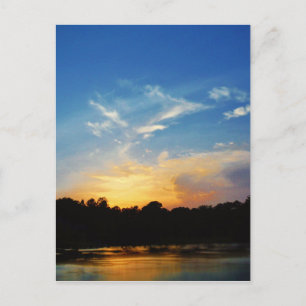 Carte Postale Sunset Mountain Lake