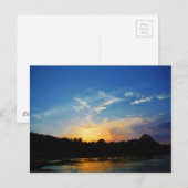 Carte Postale Sunset Mountain Lake (Devant / Derrière)