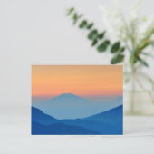 Carte Postale Sunset Mountains Abstract (Debout devant)