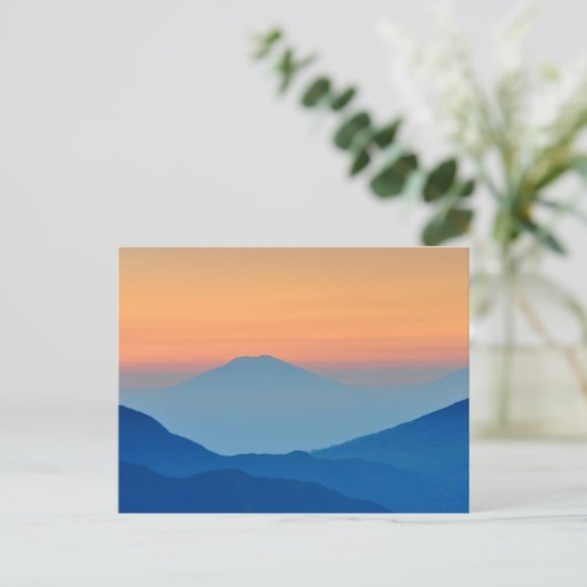 Carte Postale Sunset Mountains Abstract (Debout devant)
