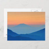 Carte Postale Sunset Mountains Abstract (Devant / Derrière)