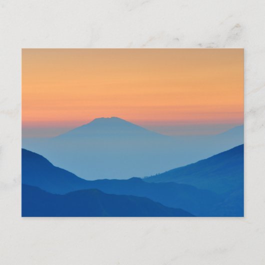 Carte Postale Sunset Mountains Abstract (Devant)