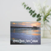 Carte Postale Sunset Myrtle Beach (Debout devant)