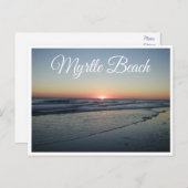 Carte Postale Sunset Myrtle Beach (Devant / Derrière)