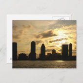 Carte Postale Sunset New York (Devant / Derrière)