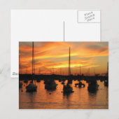 Carte Postale Sunset Newport (Devant / Derrière)