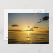 Carte Postale Sunset North of Bermuda (Devant / Derrière)