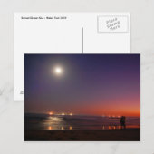 Carte postale Sunset Ocean Kiss (Devant / Derrière)