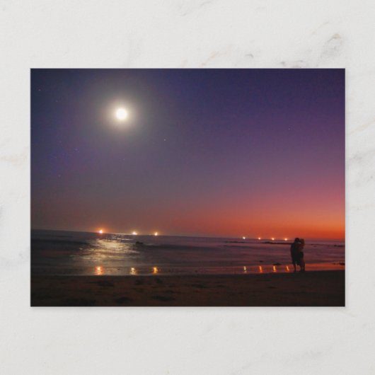 Carte postale Sunset Ocean Kiss (Devant)