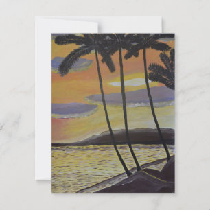 Carte postale Sunset of Tropical Scene