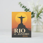 Carte Postale Sunset Over Rio de Janeiro (Debout devant)