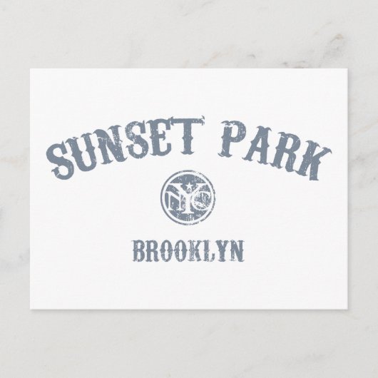 Carte Postale Sunset Park (Devant)