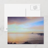 Carte postale Sunset Pier (Devant / Derrière)
