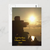 Carte Postale Sunset Point Beach, Collingwood, Ontario... (Devant / Derrière)