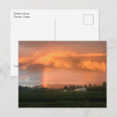 Carte Postale Sunset Rainbow (Devant / Derrière)