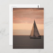 Carte postale Sunset Sail (Devant / Derrière)